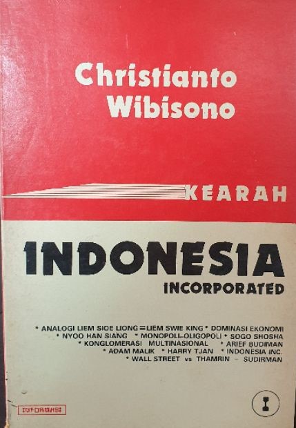 Cover of Ke Arah Indonesia Incorporated
