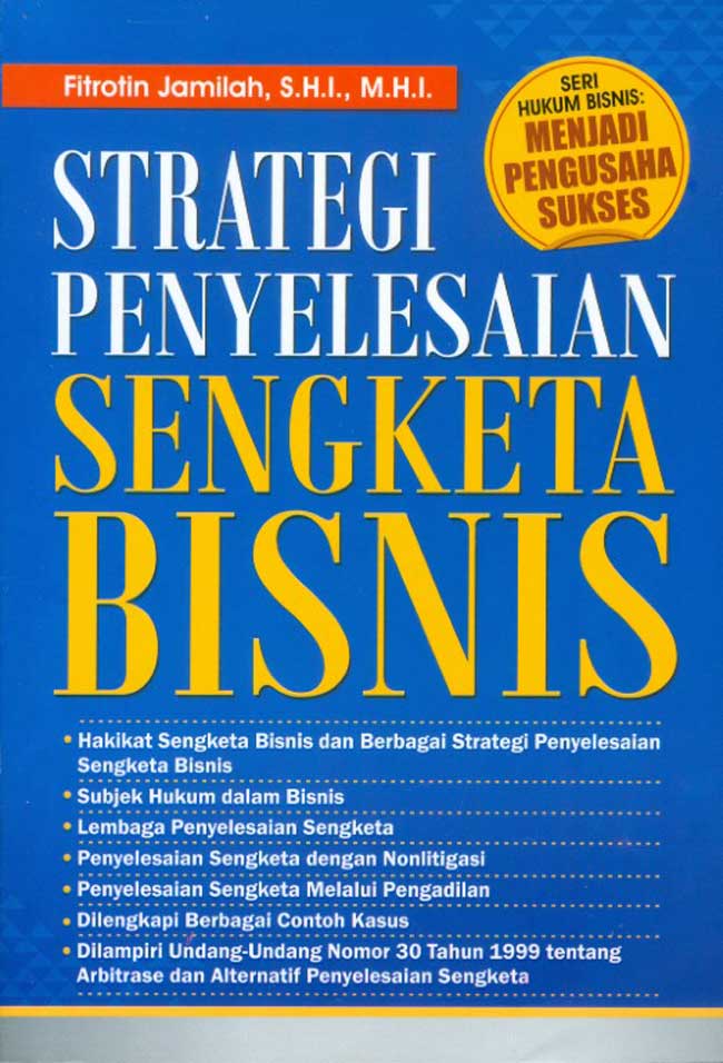 Cover of Strategi Penyelesaian Sengketa Bisnis